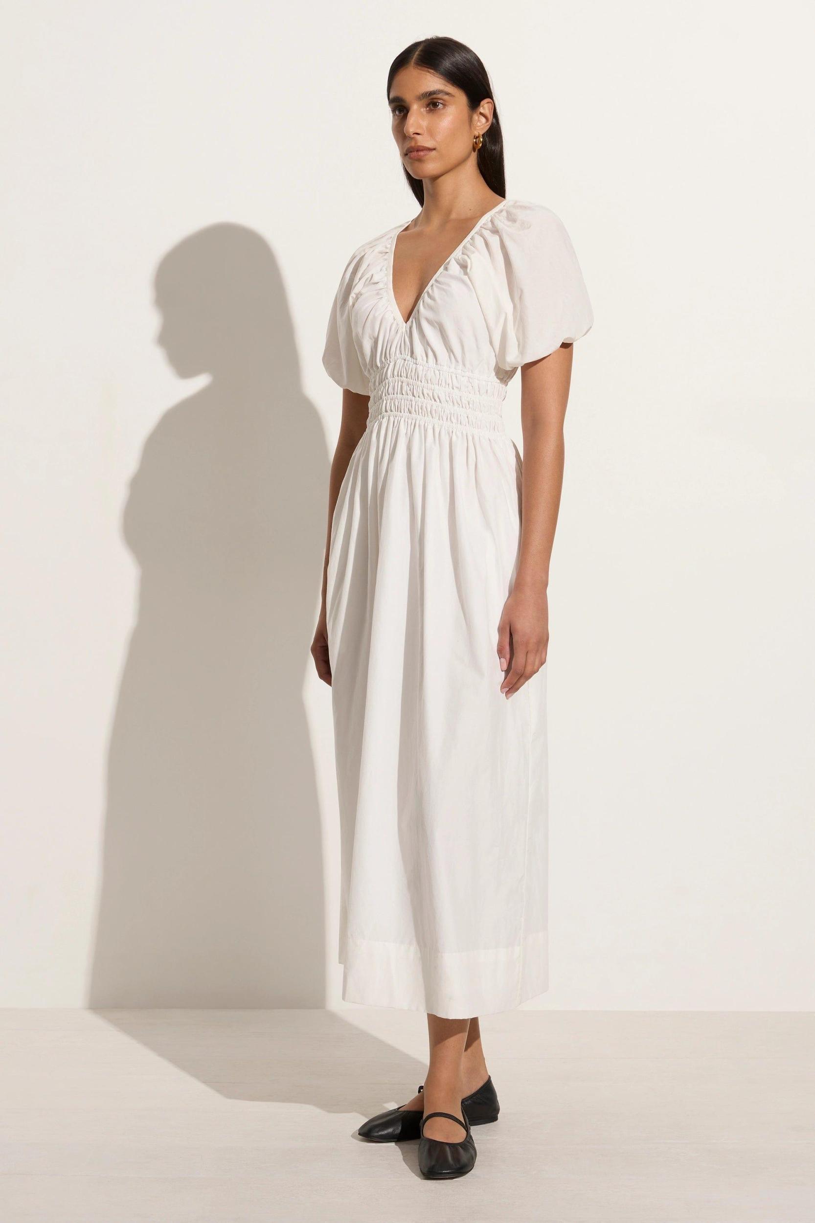 Teatro Midi Dress White - Final Sale Product Image