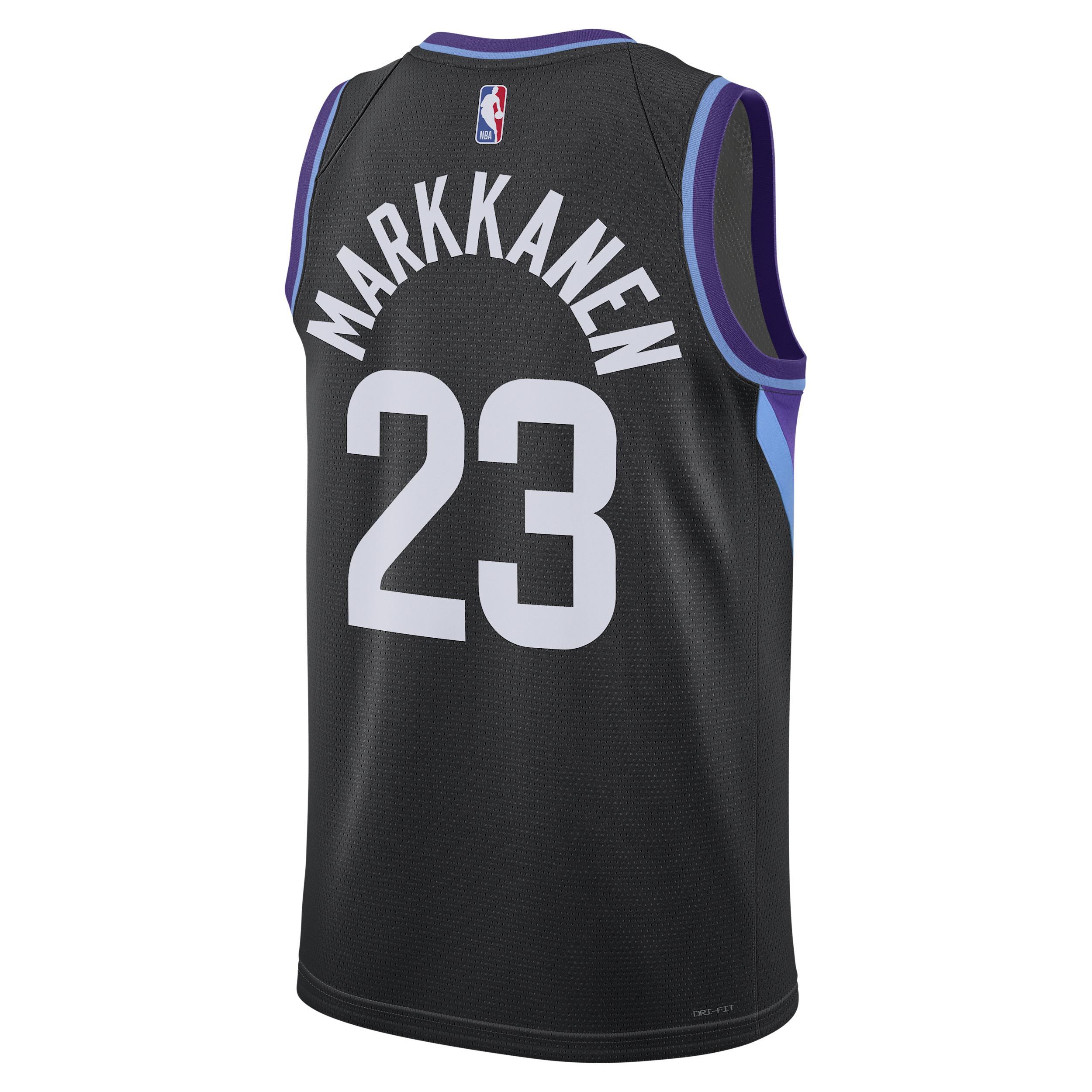 Nike Men's Lauri Markkanen Utah Jazz 2024/25 Statement Edition Jordan Dri-FIT NBA Swingman Jersey Product Image