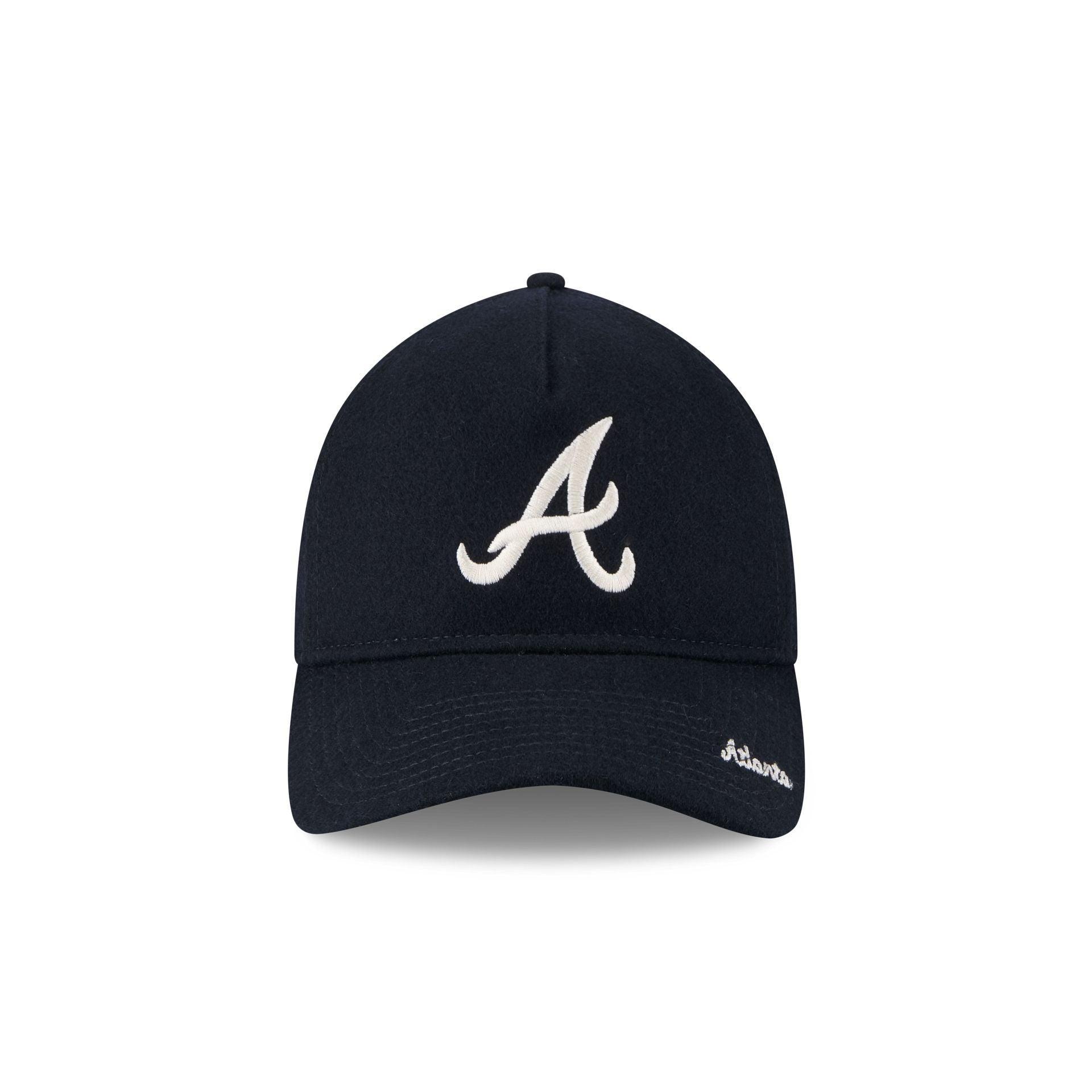 Atlanta Braves Wool Letterman 9TWENTY A-Frame Adjustable Hat Adjustable Hat Male Product Image