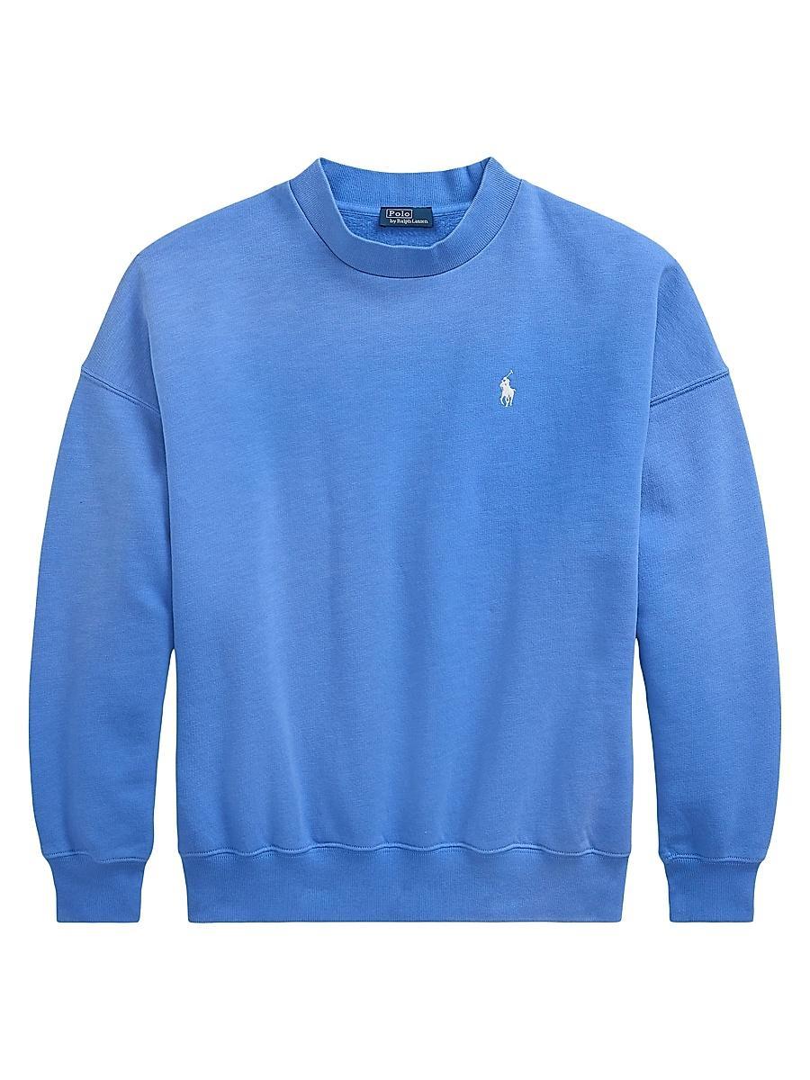 Womens Logo Cotton-Blend Crewneck Sweatshirt Product Image