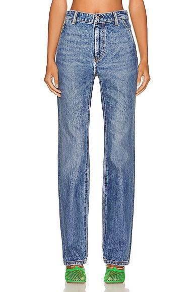 Alexander Wang High Waisted Slim in Blue Product Image