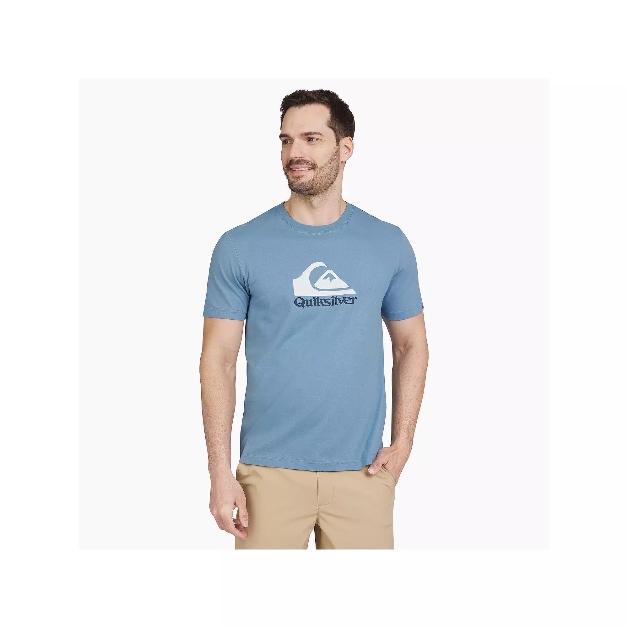 Men's Quiksilver Short Sleeve Graphic Tee, Size: XXL, Blue Shadow Product Image