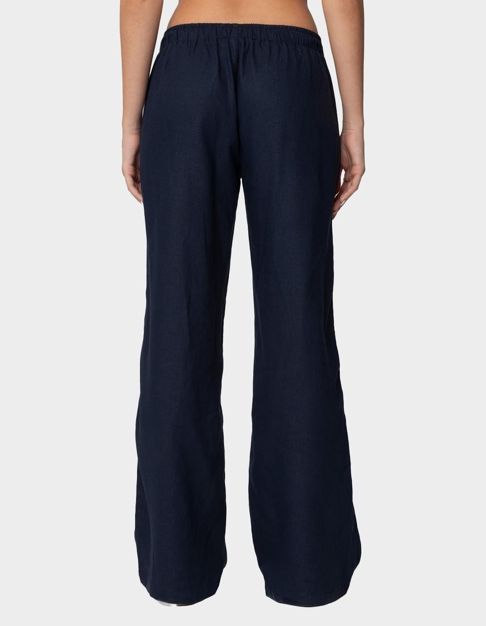 EDIKTED Yasmine Linen Look Pants Product Image