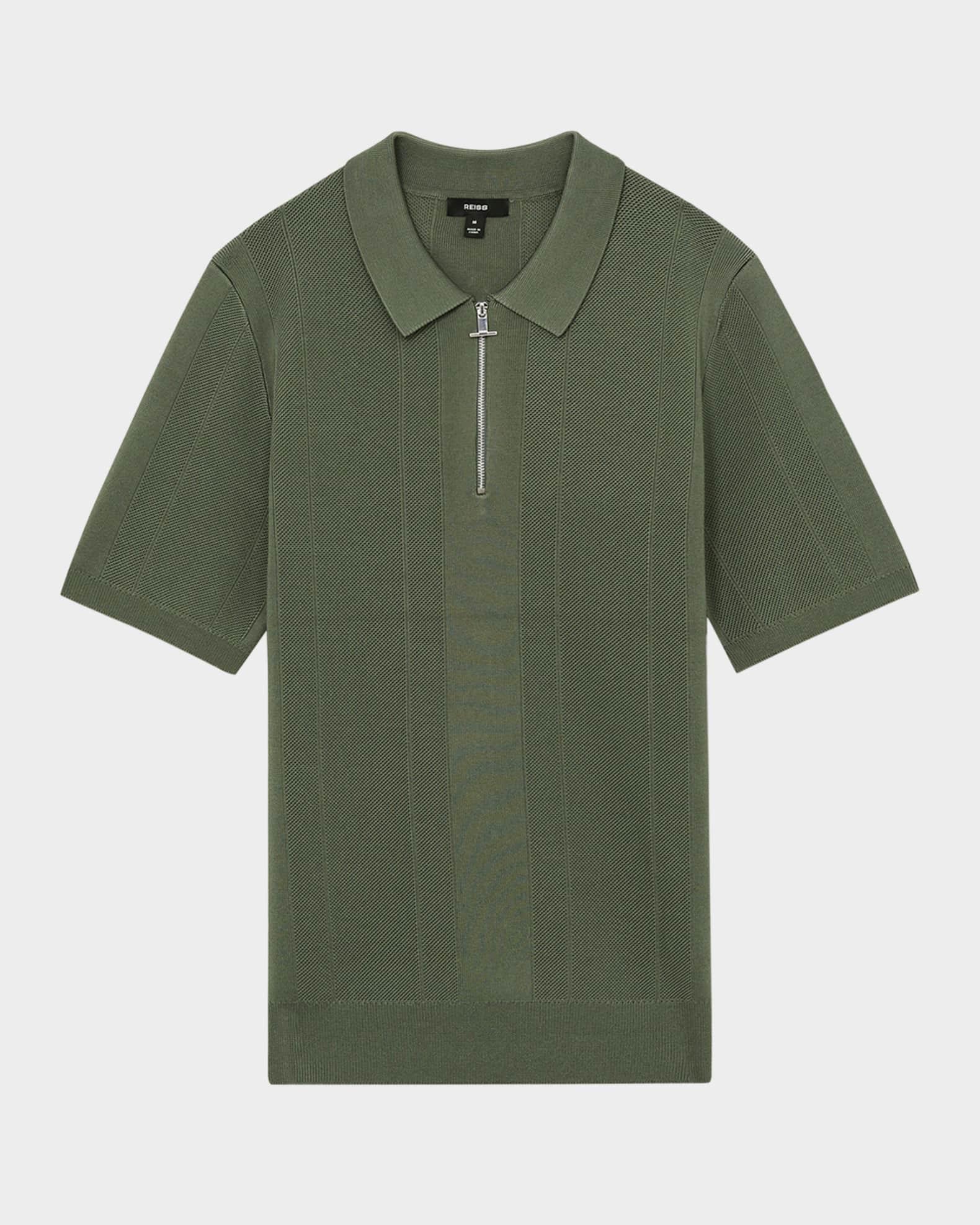 Mens Bart Half-zip Textured Polo Shirt Product Image