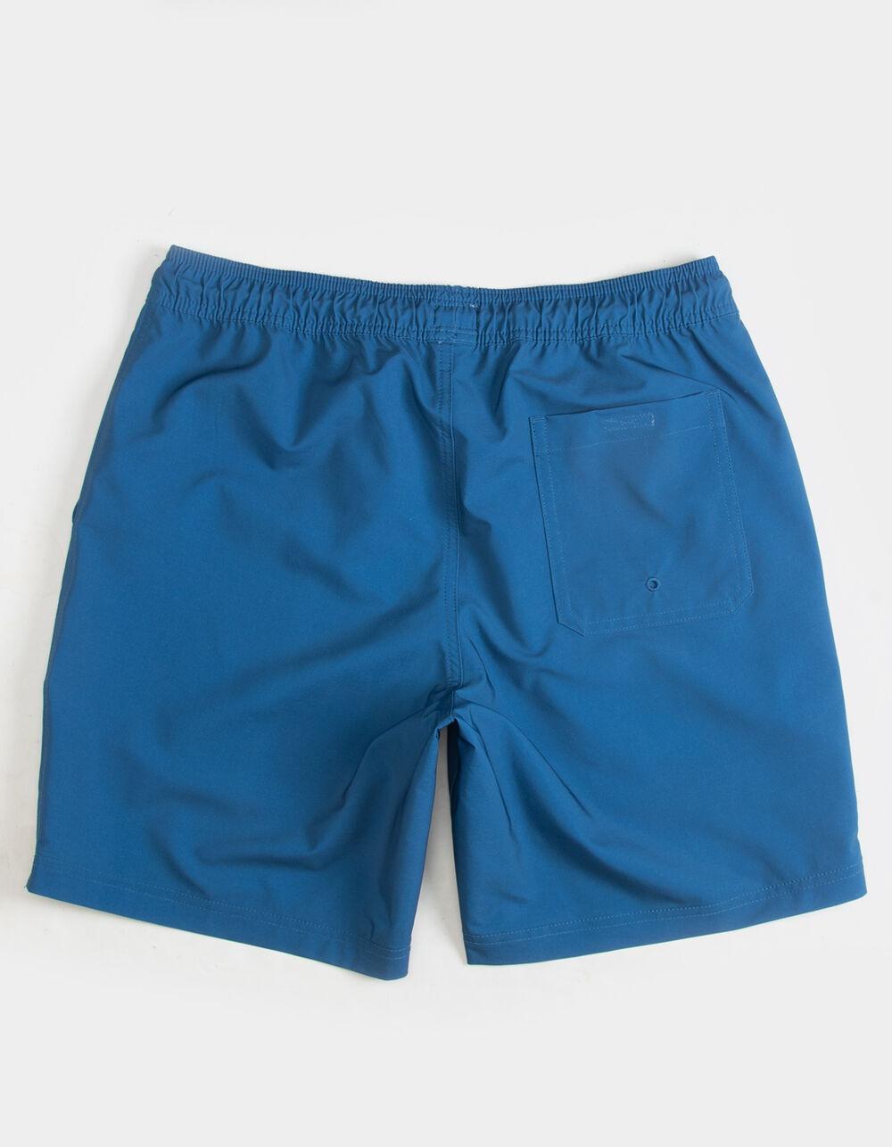 BLUE CROWN Tiburon Color Changing Mens 7" Swim Shorts - ROYAL Product Image
