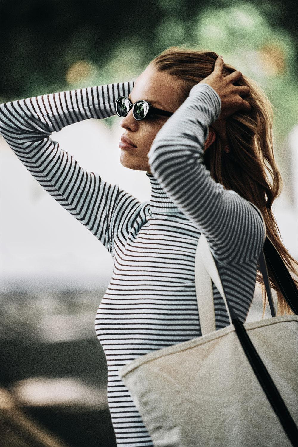 Marialla Mini Skort - Montauk Stripe Product Image