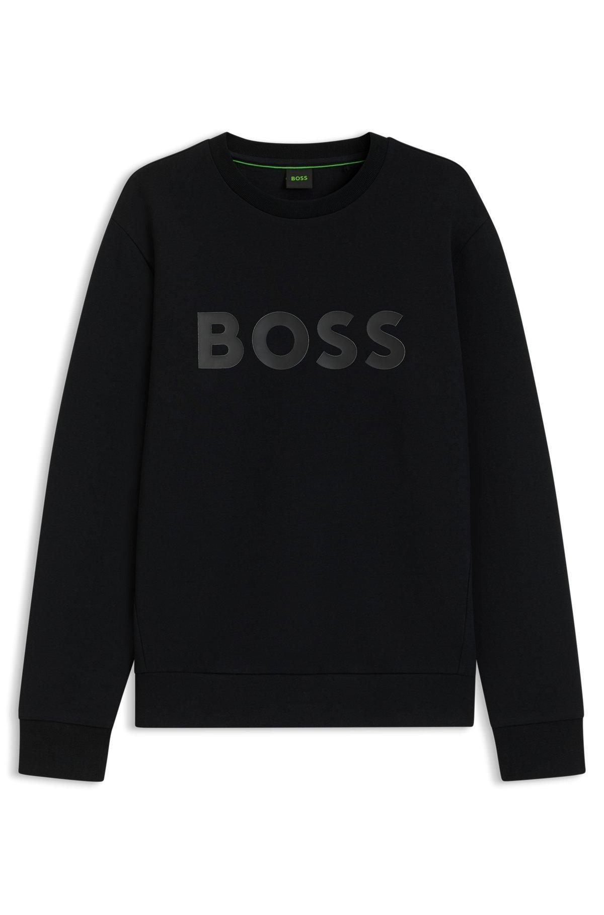 Stretch-cotton sweatshirt with sandwich logo Product Image