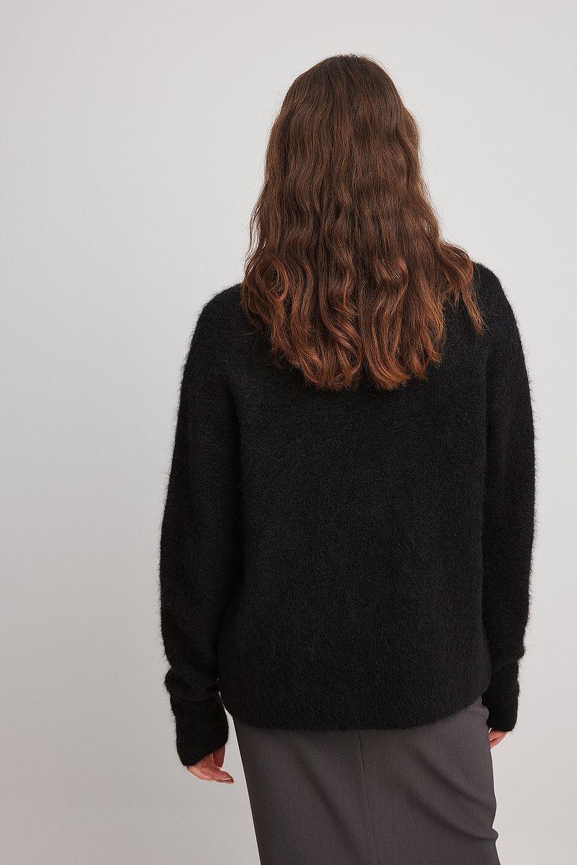 Alpaca Wool Blend V-neck Sweater Product Image