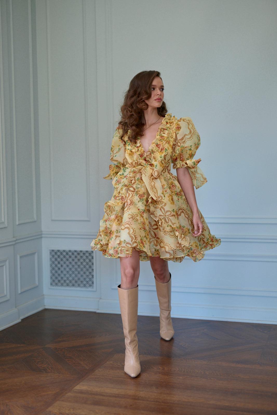The Cr�me Brulee Marie Dress Product Image
