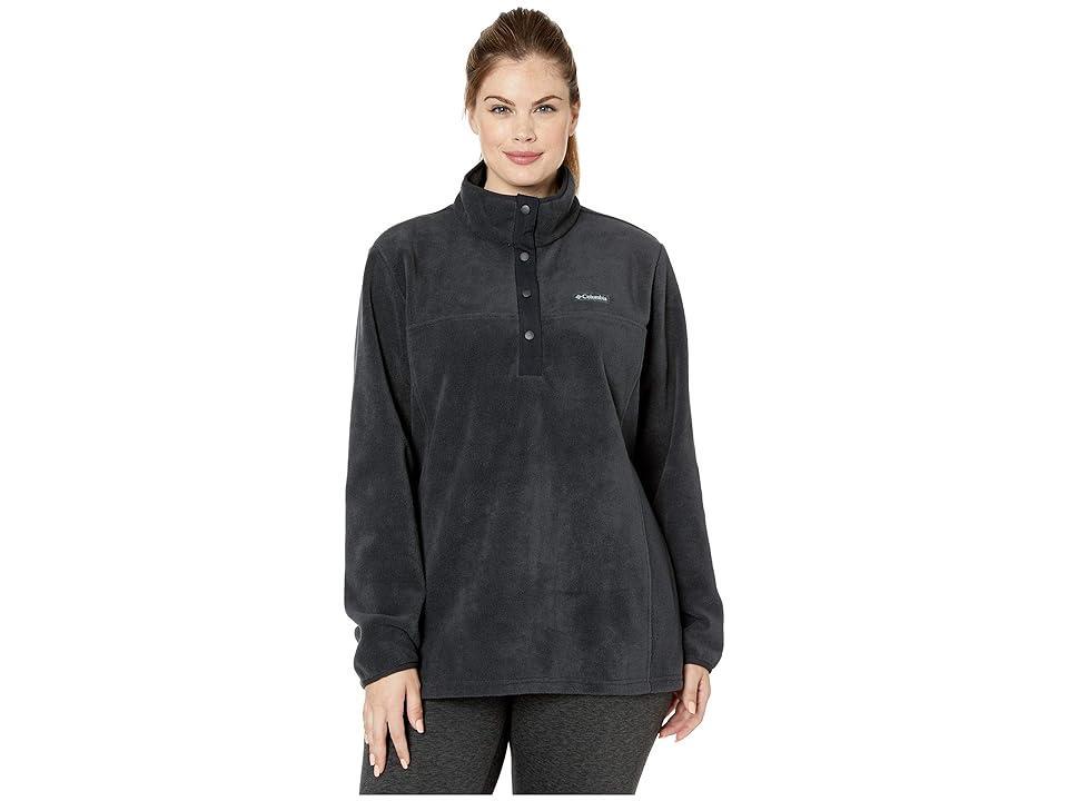 Columbia Plus Size Benton Springs 12 Snap Pullover Women's Long Sleeve Pullover Product Image