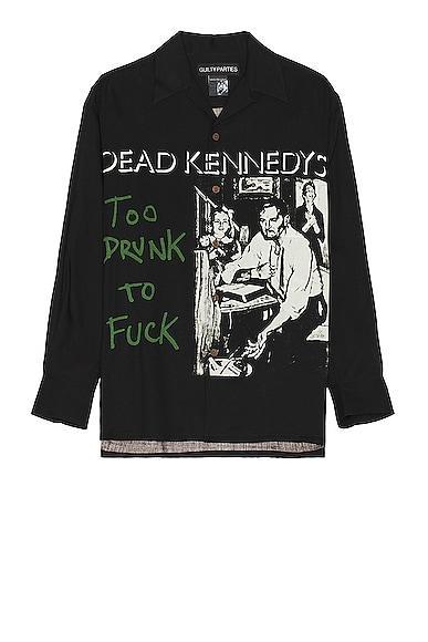 WACKO MARIA Dead Kennedys Hawaiian Long Sleeve Shirt Product Image