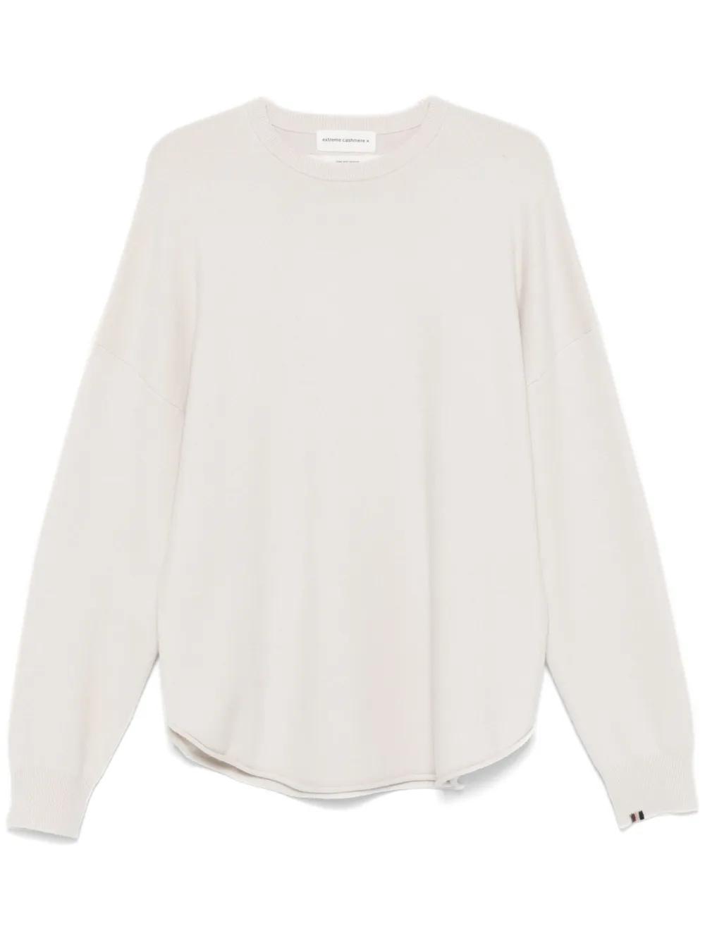 EXTREME CASHMERE Nº53 Sweater In Neutrals Product Image