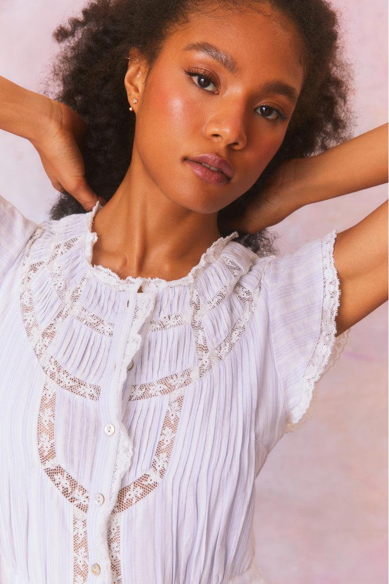 Remi Cotton Stripe Maxi Dress Product Image