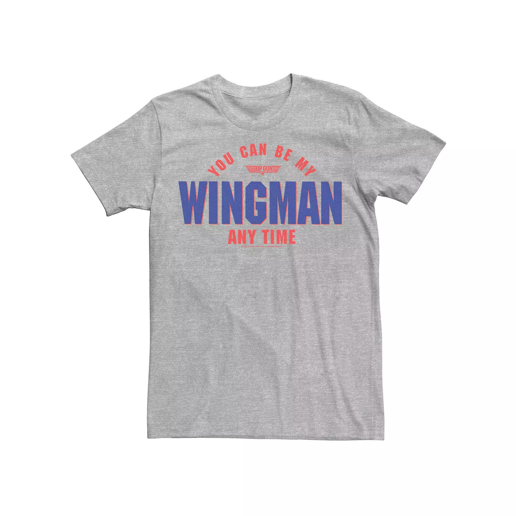 Men's Top Gun You Can Be My Wing Man Tee, Size: XL, Athletic Grey Product Image