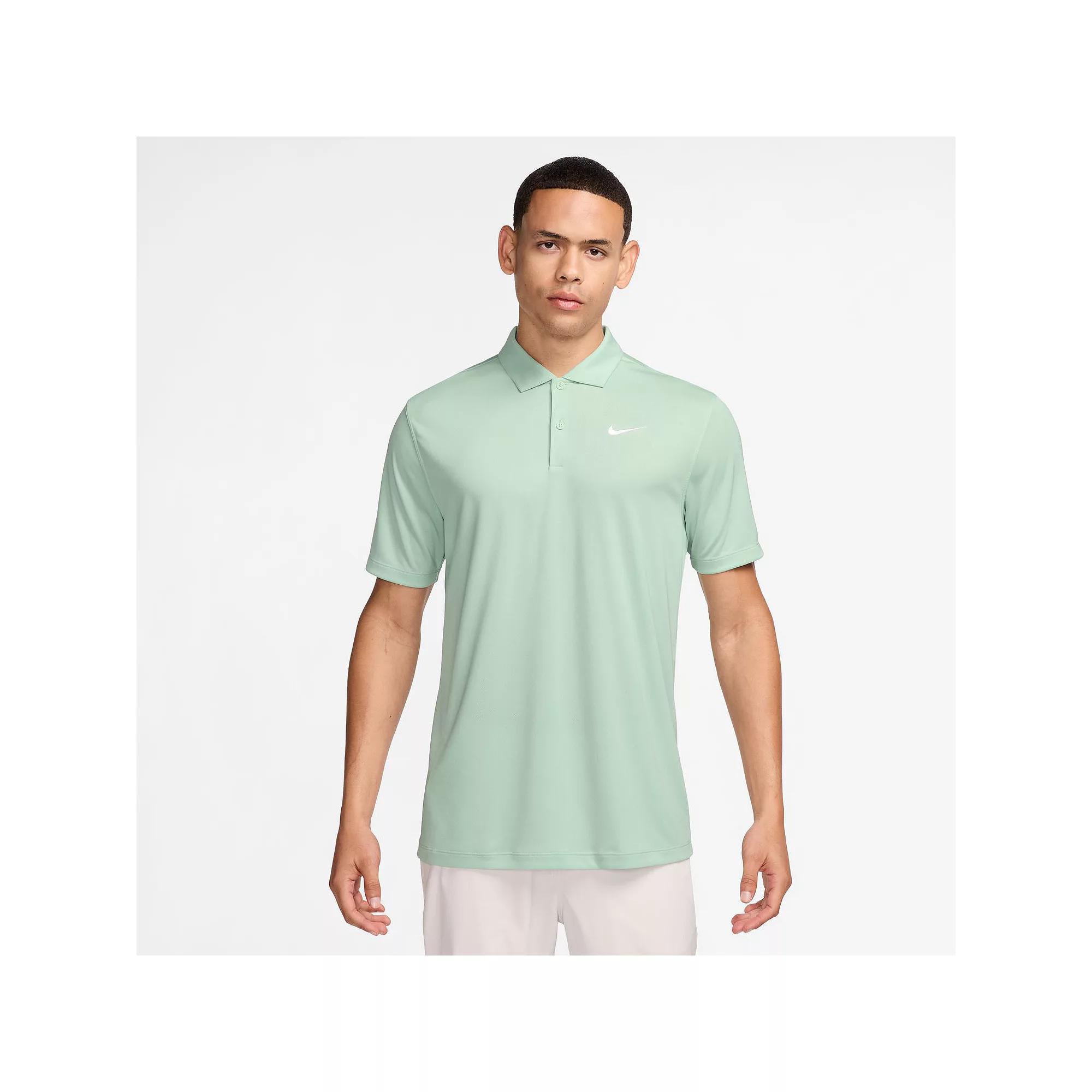 Men's Nike Solid Dri-FIT Golf Polo, Size: Small, Green Frost Product Image
