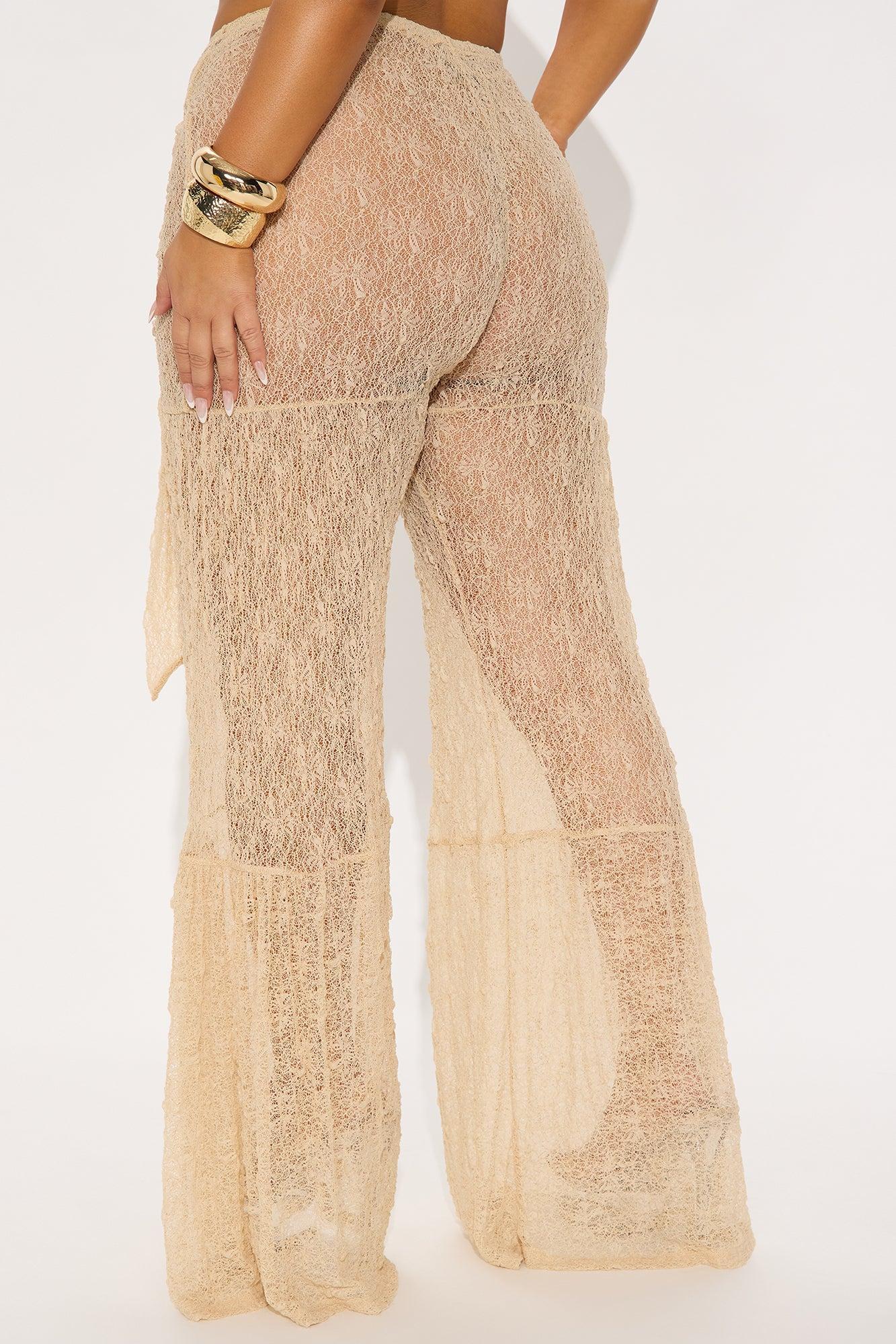 Make A Statement Wide Leg Pant - Tan Product Image
