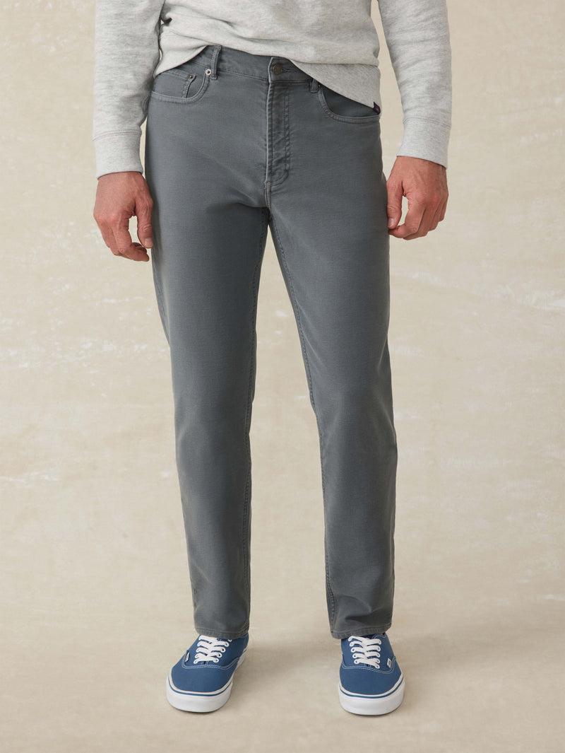 Stretch Terry 5-Pocket Athletic Fit Pant - Slate Product Image