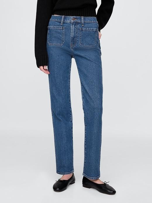 High Rise ’90s Straight Jeans Product Image