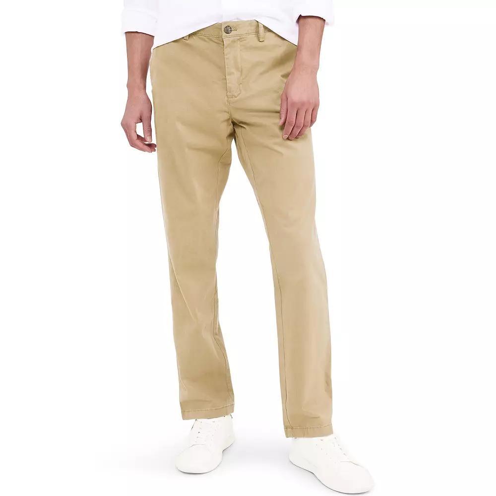 Men's Tommy Hilfiger Custom-Fit Chino Pants, Size: 38 X 32, Sand Green Product Image