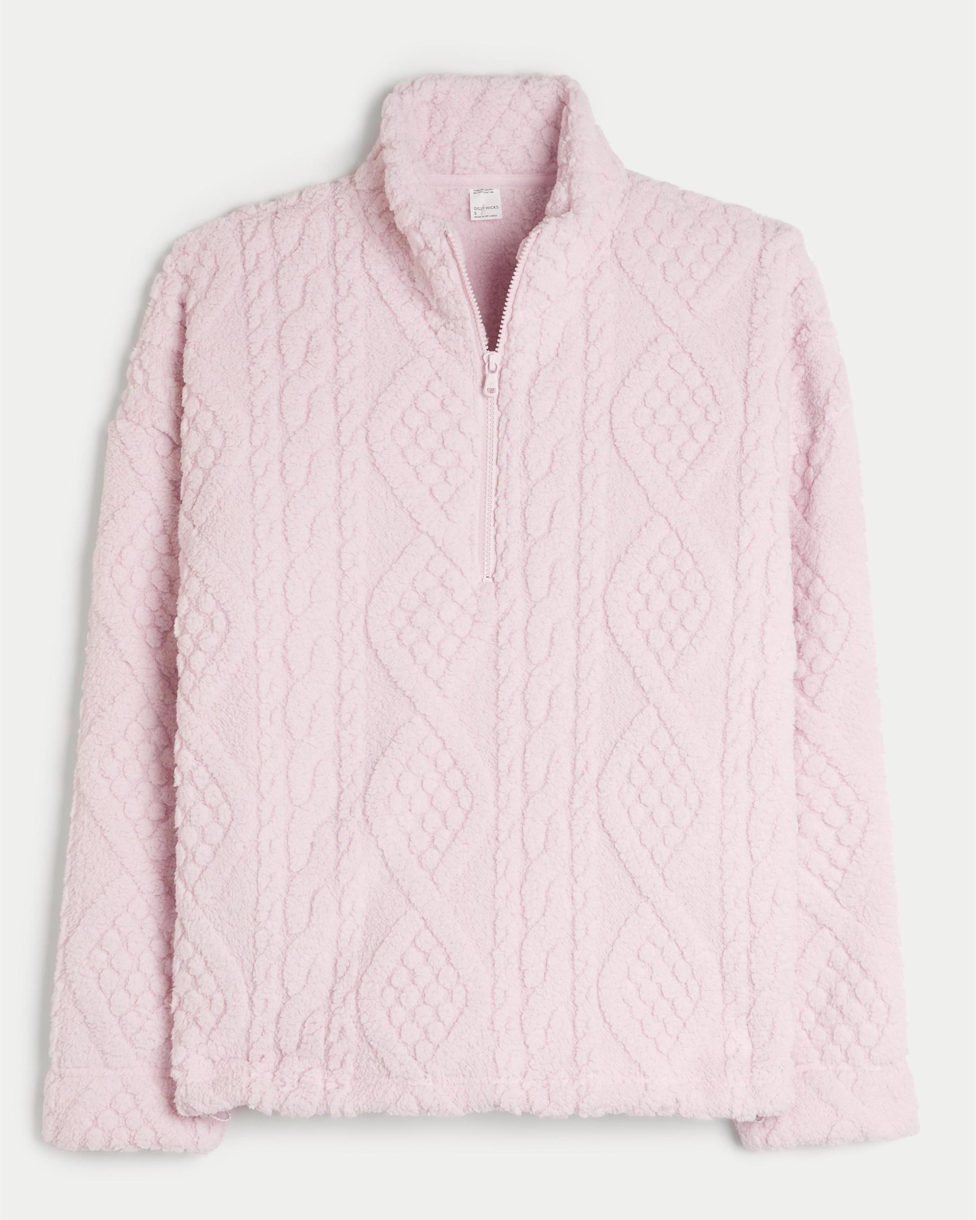 Gilly Hicks Oversized Cozy Quarter-Zip Top Product Image