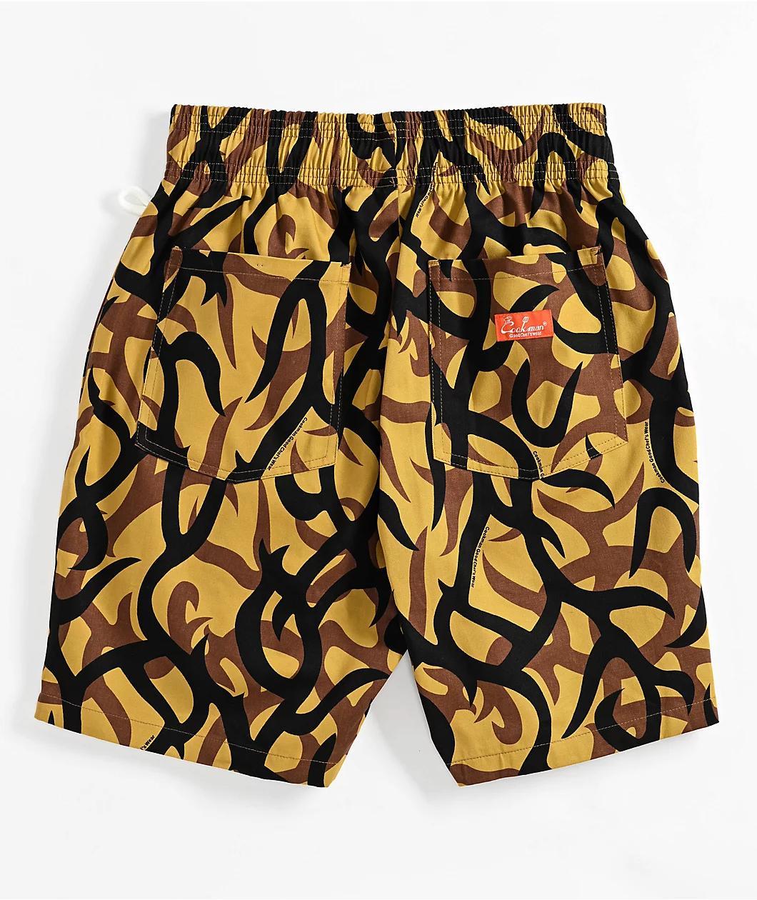 Cookman Y2K Beige Camo Shorts Product Image
