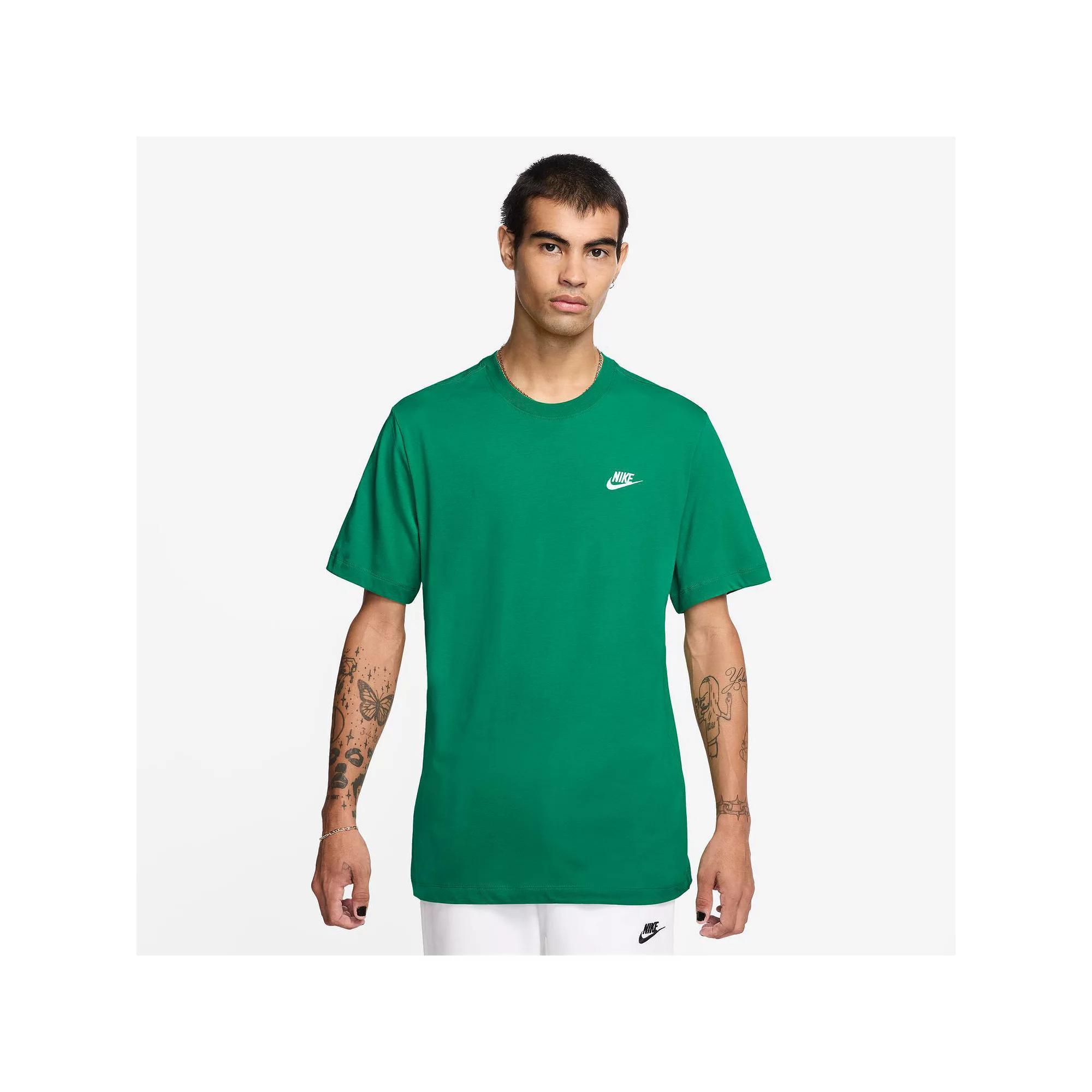 Big & Tall Nike Sportswear Club Tee, Mens Dark Gray Grey Product Image
