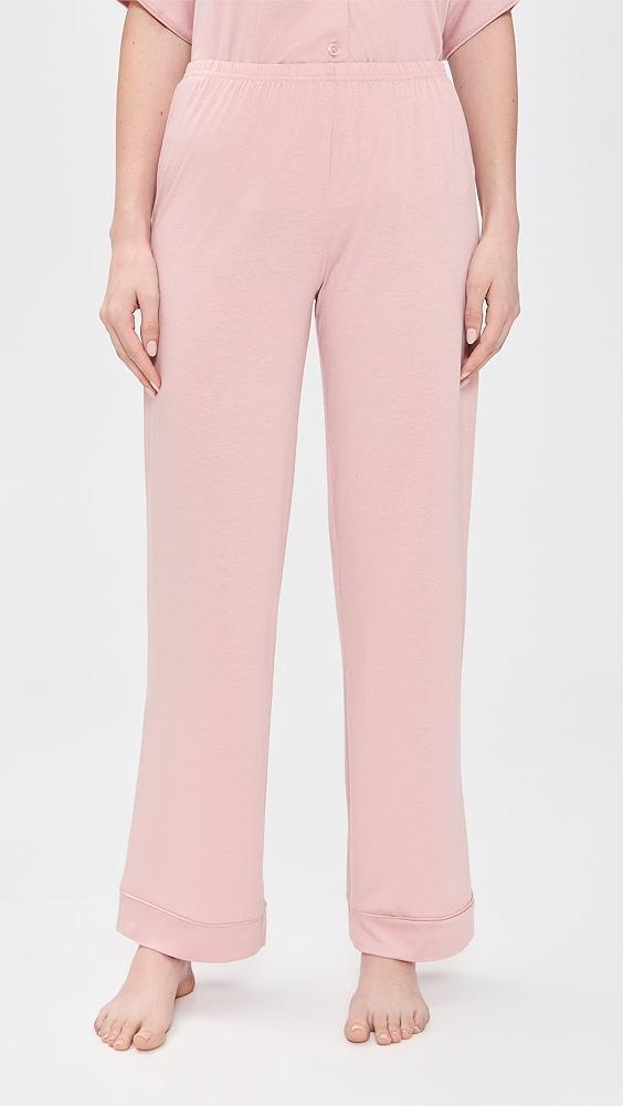 Flora Nikrooz Solid Knit Caftan PJ Set | Shopbop Product Image