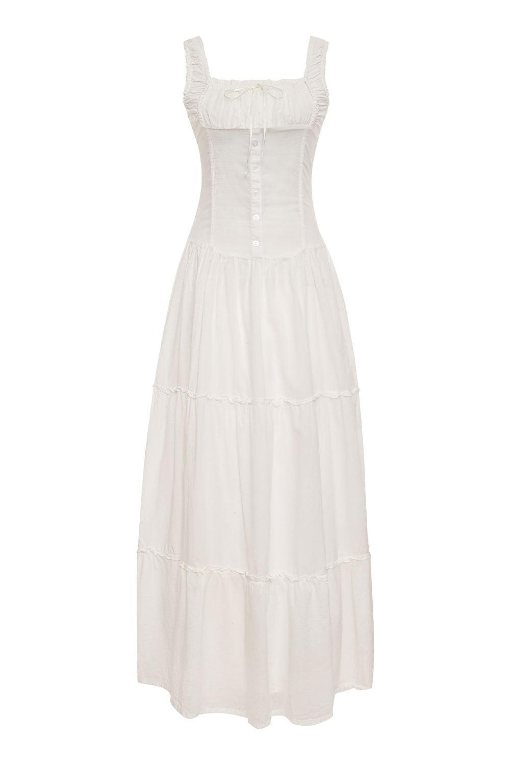 Christabelle Ruffle Maxi Dress - Sunrose Product Image