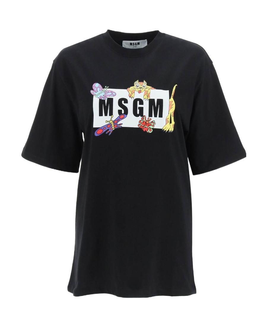 Mens Embroidered Anchor T-Shirt Product Image