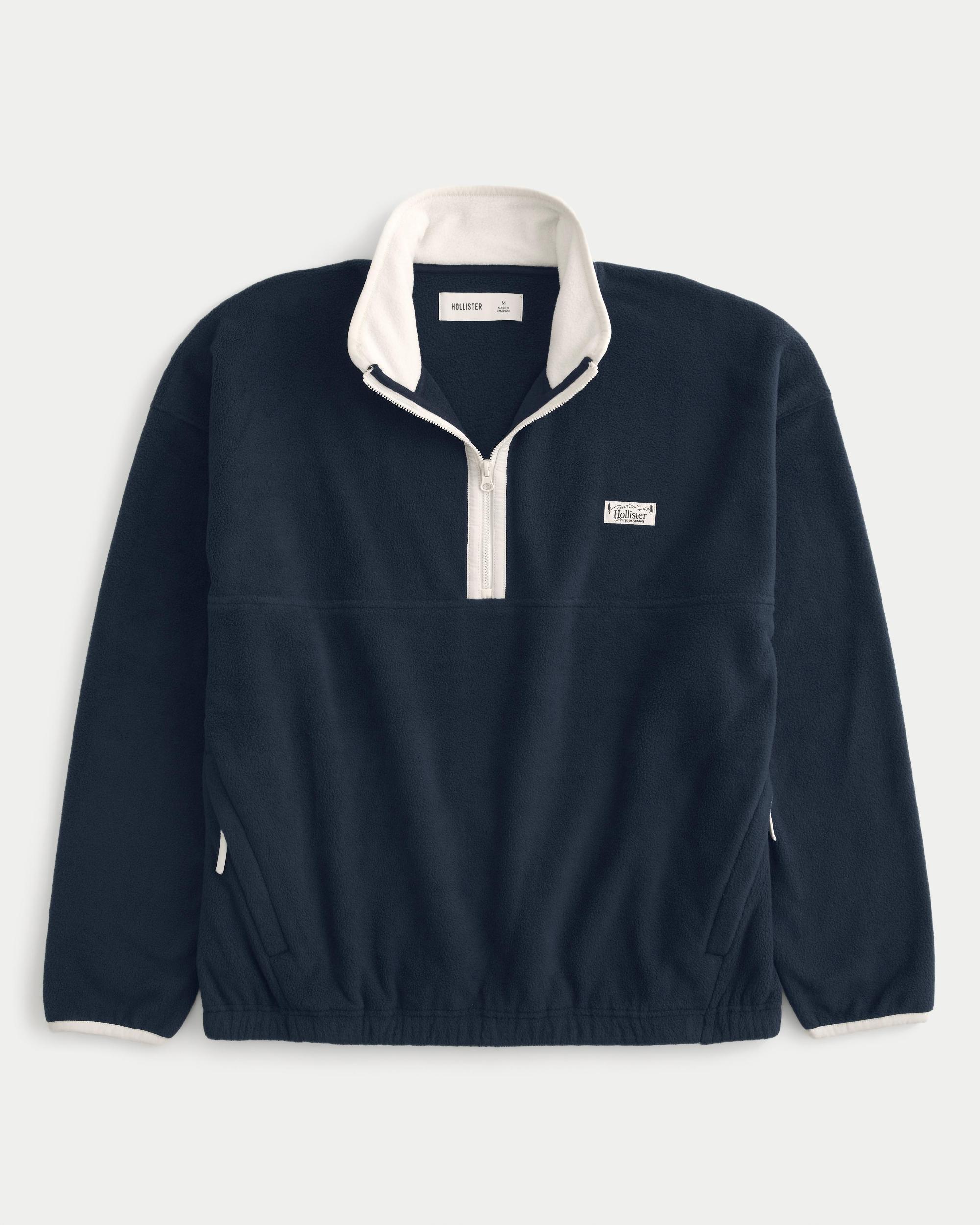 Thermal Fleece Mock-Neck Sweatshirt Product Image
