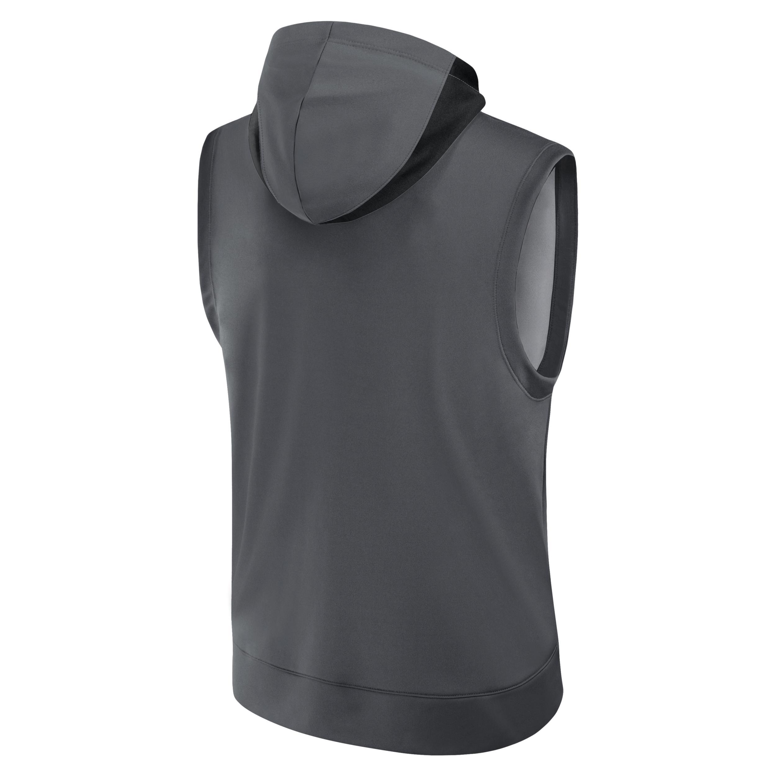 Baltimore Orioles Authentic Collection City Connect Menâs Nike Men's Dri-FIT MLB Sleeveless Pullover Hoodie Product Image
