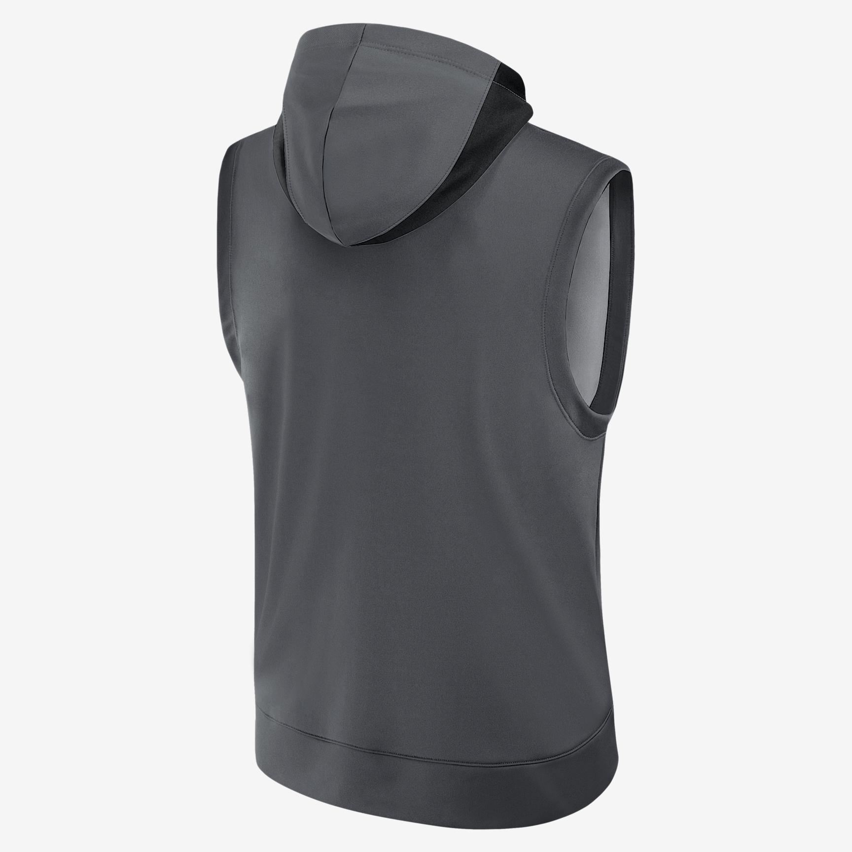Baltimore Orioles Authentic Collection City Connect Menâs Nike Men's Dri-FIT MLB Sleeveless Pullover Hoodie Product Image