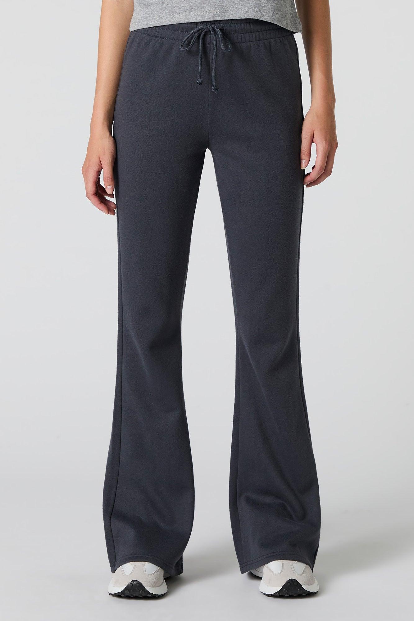Fleece Drawstring Flare Sweatpant Female Product Image