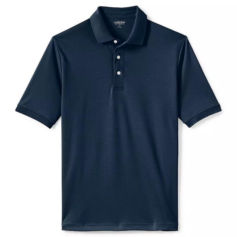 Big & Tall Lands' End Super Soft Supima Polo, Men's, Size: XXL Tall, Pale Grey Blue Product Image