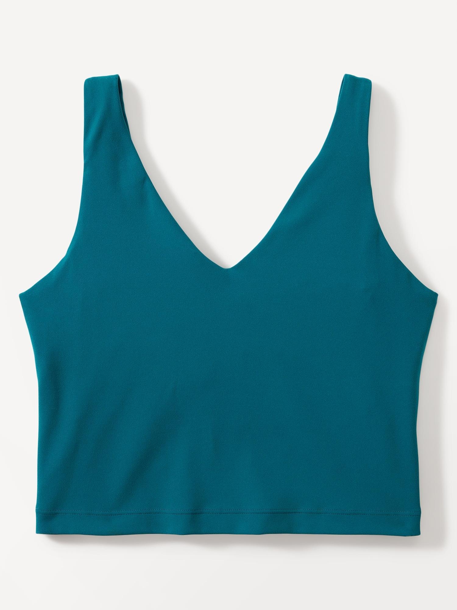 Transcend V-Neck Crop Sports Bra A-C Product Image