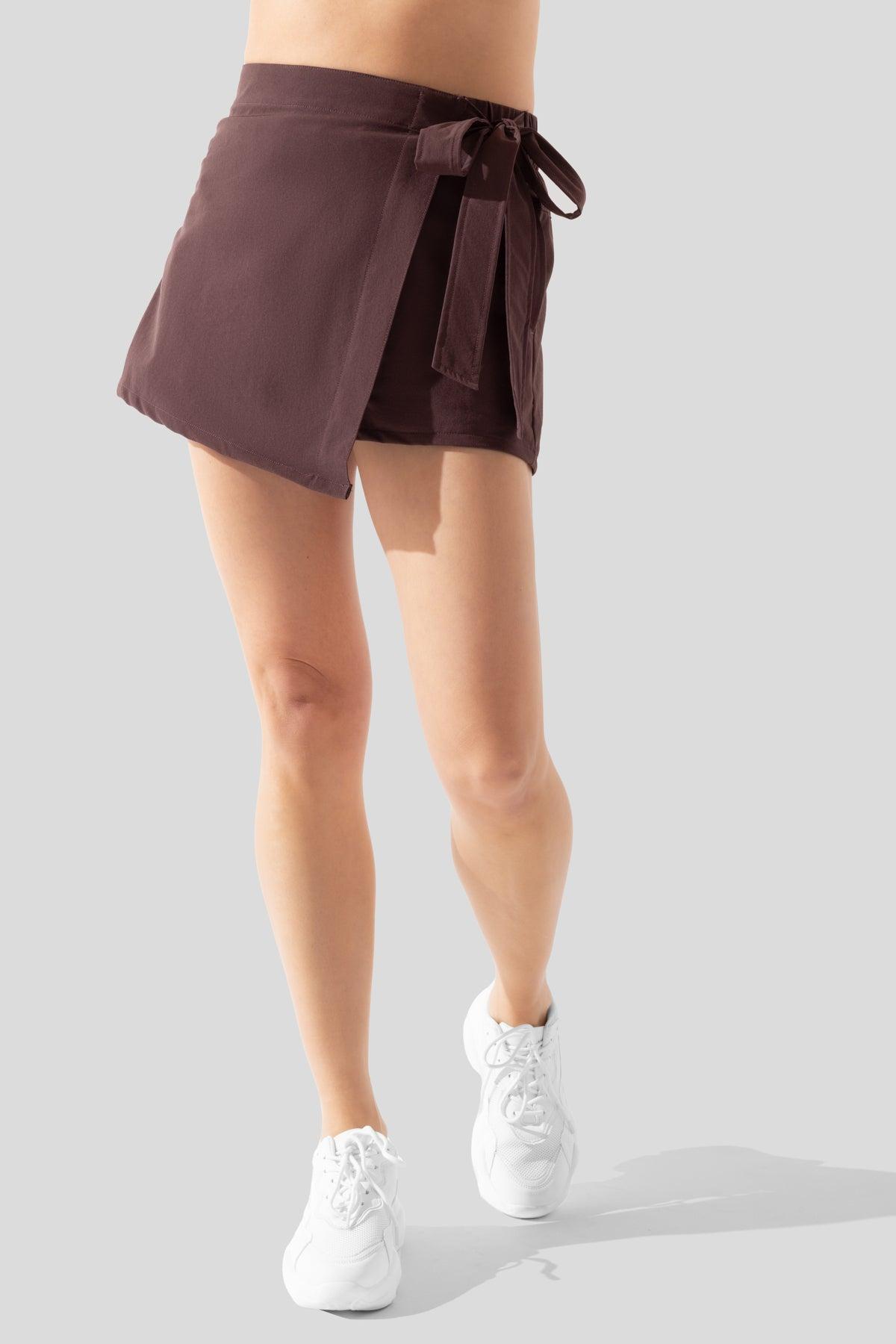 That's a Wrap Skort - Pecan Product Image