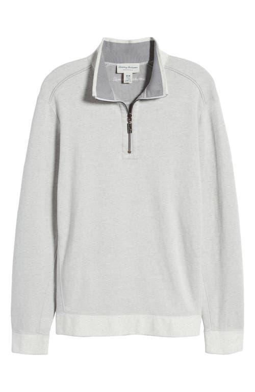 Tommy Bahama Flip Coast 1/2 Zip (Forest Night Heather) Men's Sweatshirt Product Image