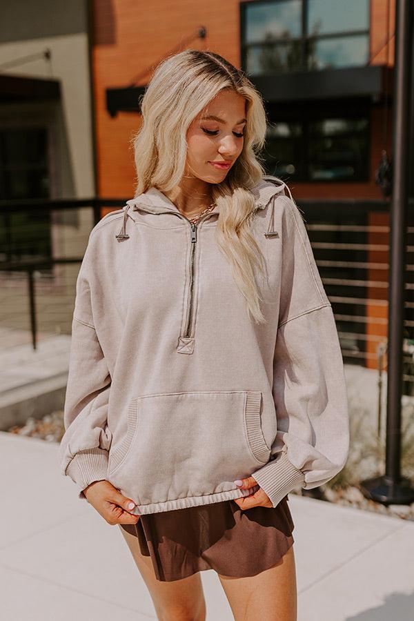 Coffee Shop Cutie Vintage Wash Hoodie Product Image