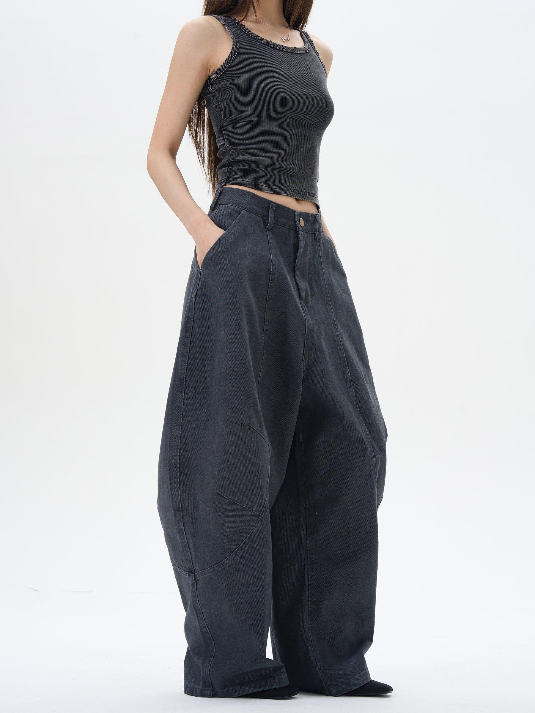 RT No. 12425 SCIMITAR BAGGY STRAIGHT PANTS Product Image