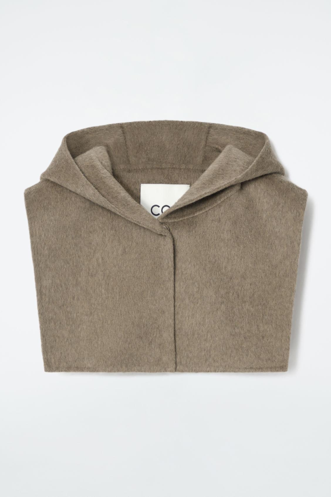 DOUBLE-FACED WOOL HYBRID HOOD Product Image