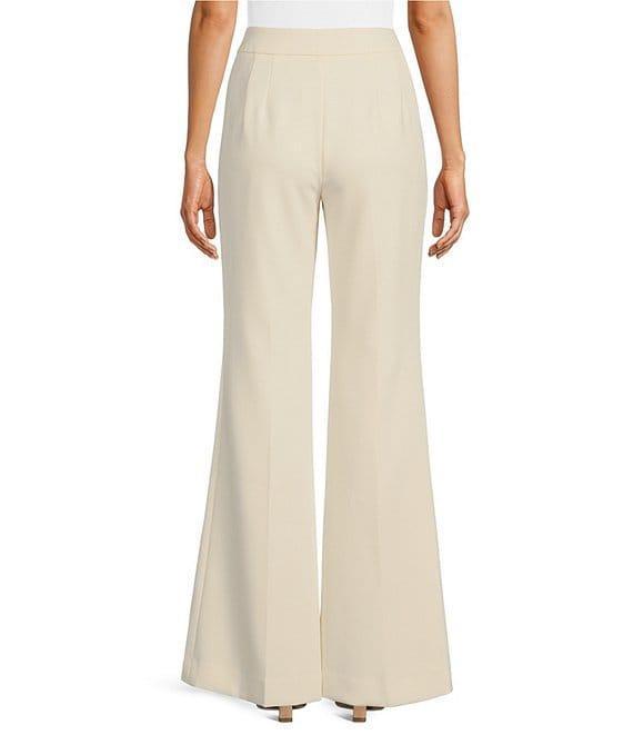 Muse by Marchesa Coordinating Rosalie Stretch Crepe Flare Leg Pants Product Image