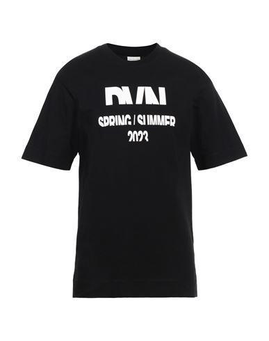 DRIES VAN NOTEN Man T-shirt Black Size L Cotton Product Image
