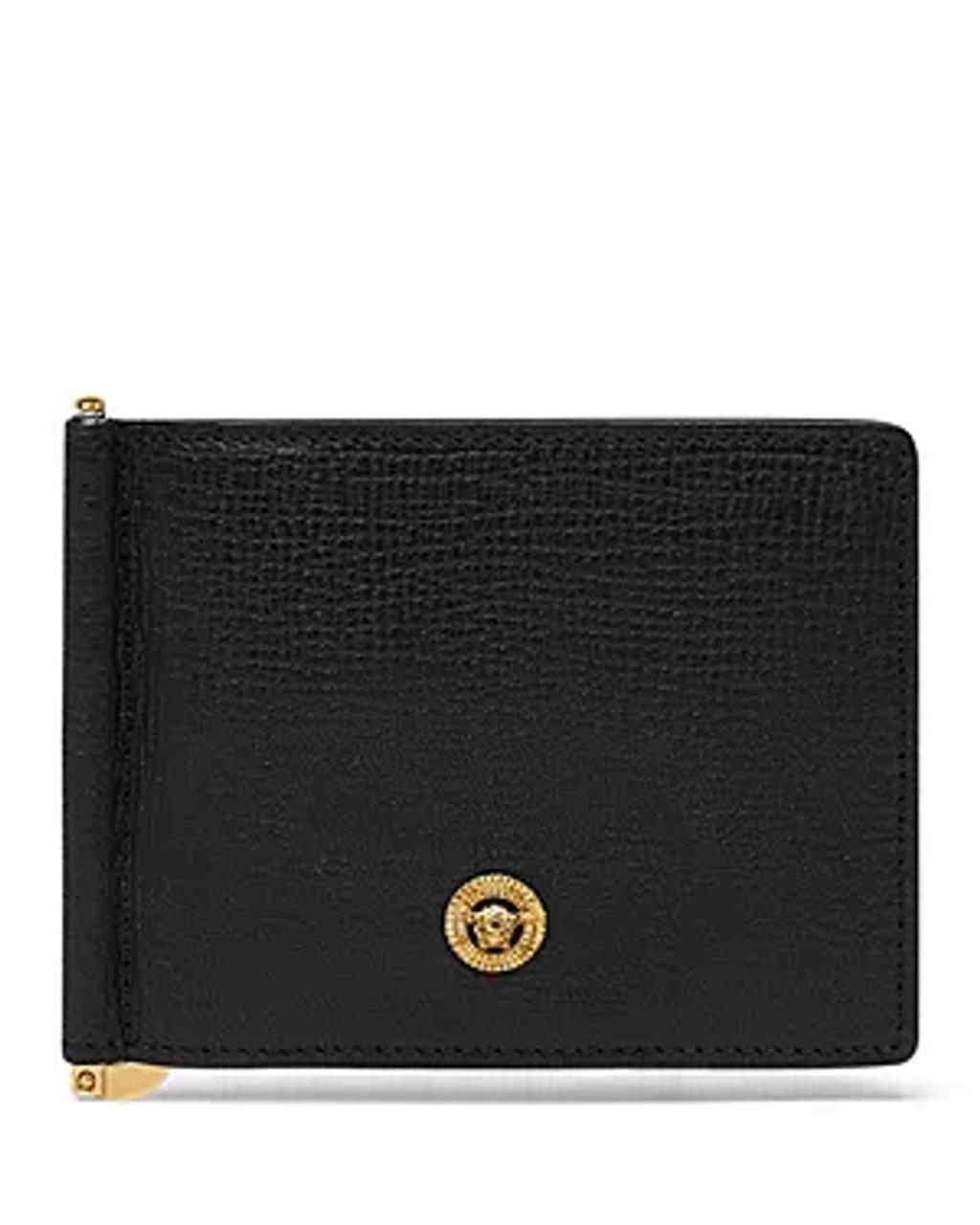 Mens Bifold Leather Money Clip Product Image
