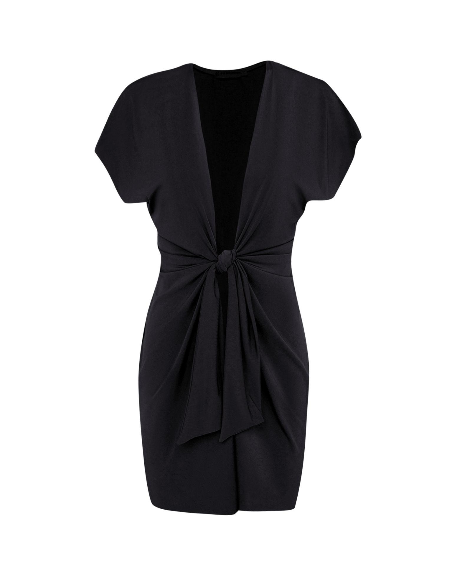 R23 D1 Sasha Short Cover Up - Black, Size: L Product Image