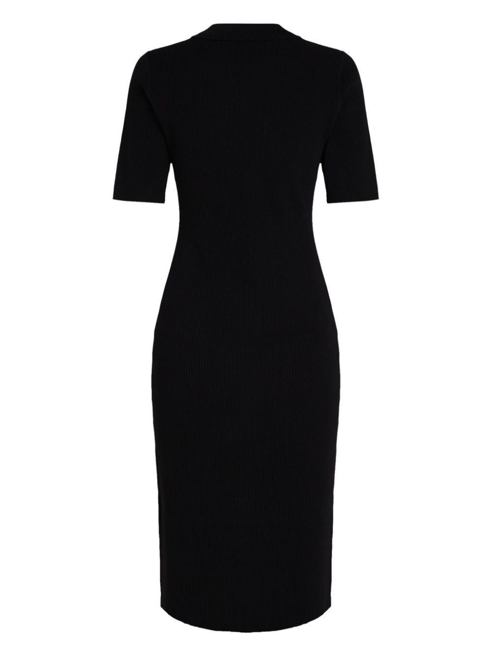 logo-tape midi dress Product Image