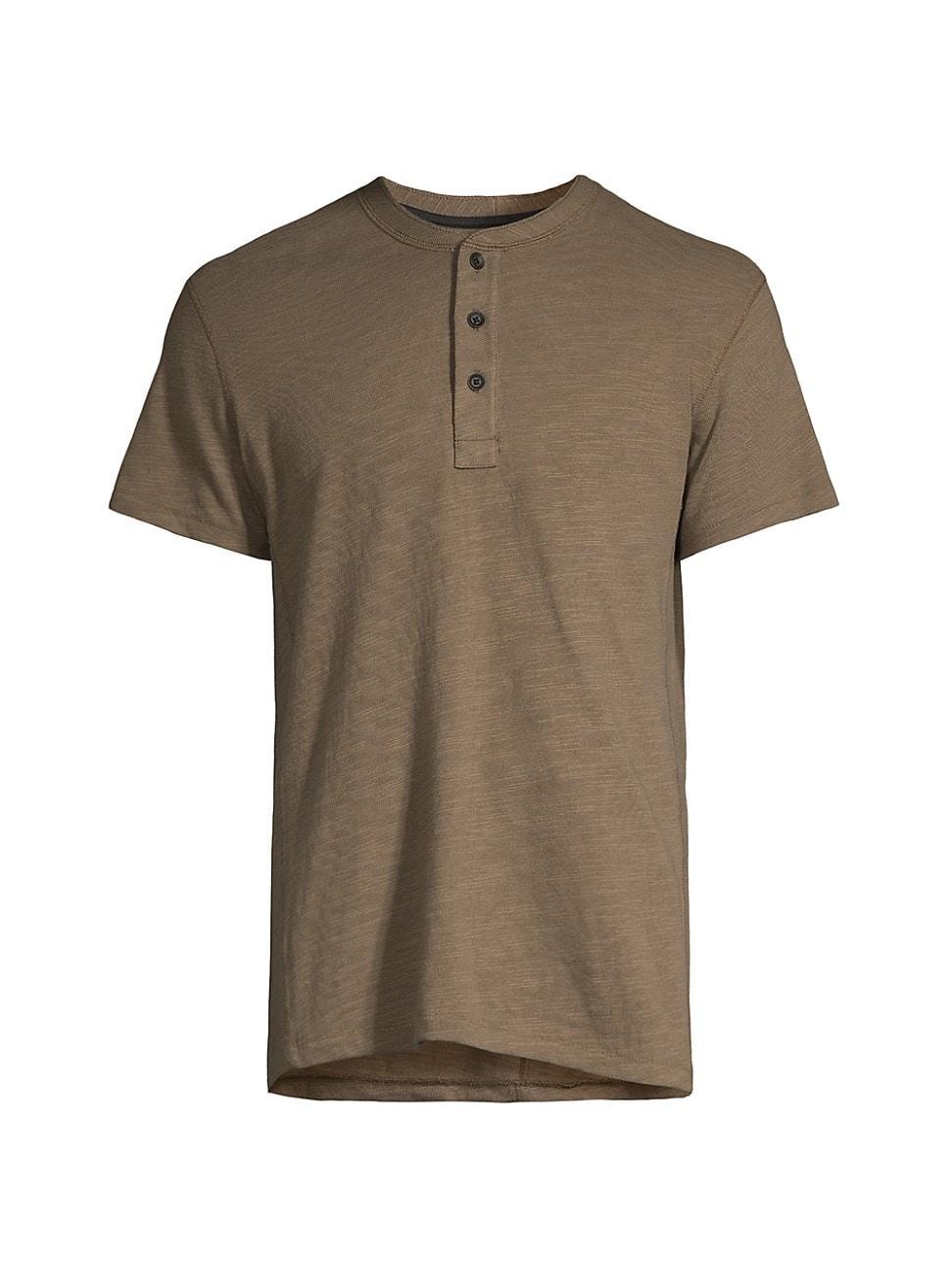 Mens Classic Henley Shirt Product Image