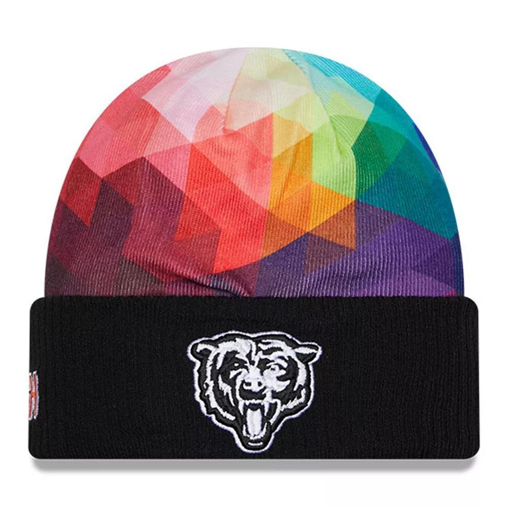 Men's New Era  Black Chicago Bears 2023 NFL Crucial Catch Cuffed Knit Hat Product Image