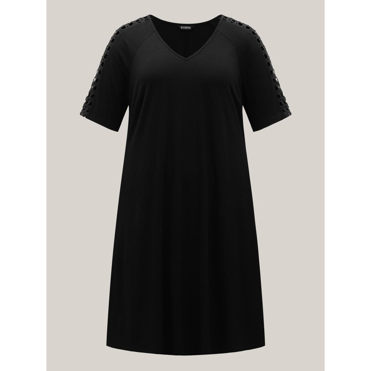 Women's Trim Accent Jersey T-Shirt Dress Product Image