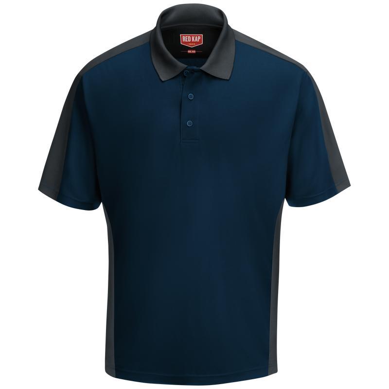 Red Kap Men's Short Sleeve Performance KnitTwo-Tone Polo Product Image