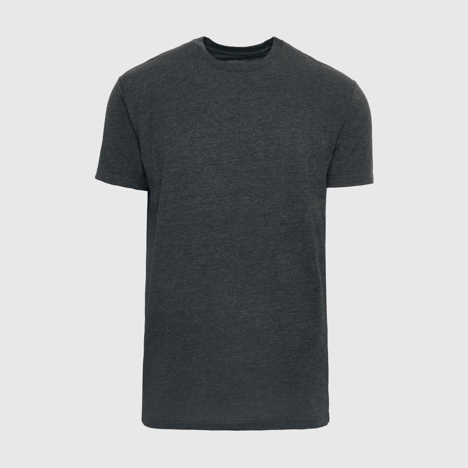 Charcoal Heather Gray Classic Crew Neck Product Image